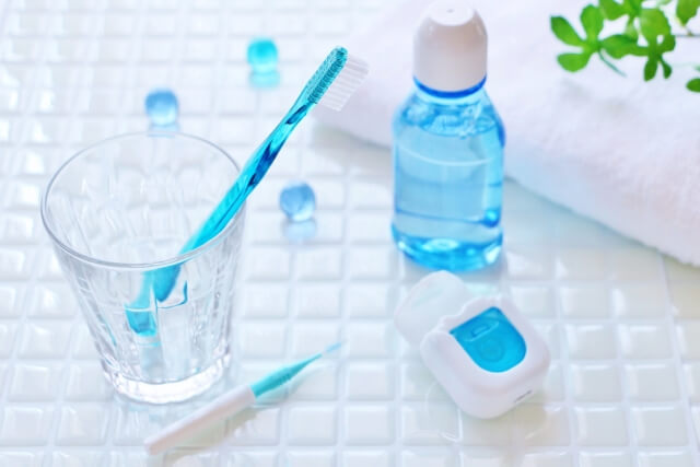 ブルーのデンタルケアセット